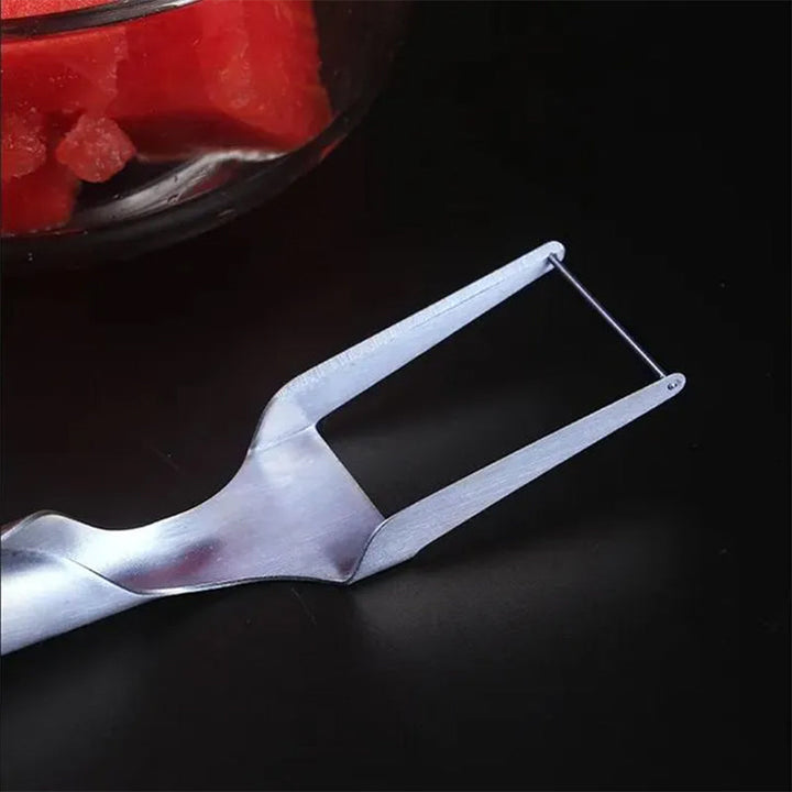 Vannmelon slicer gaffel 2 i 1 | Skanto