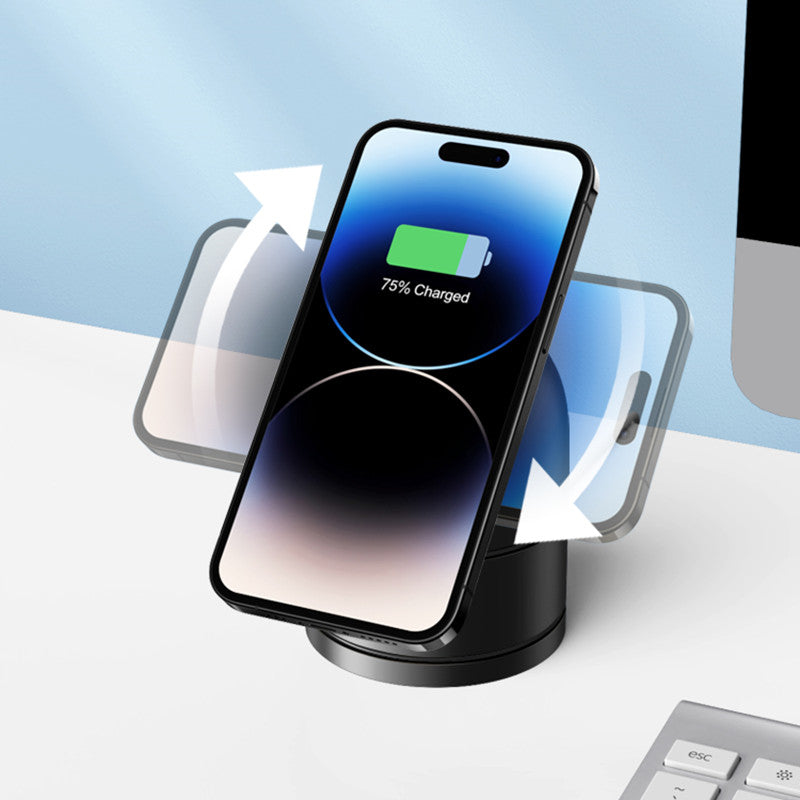 Skanto | Lader Telefonstativ med Flytende Skrivebordsdesign og Kreativ Aluminiumslegeringsbase