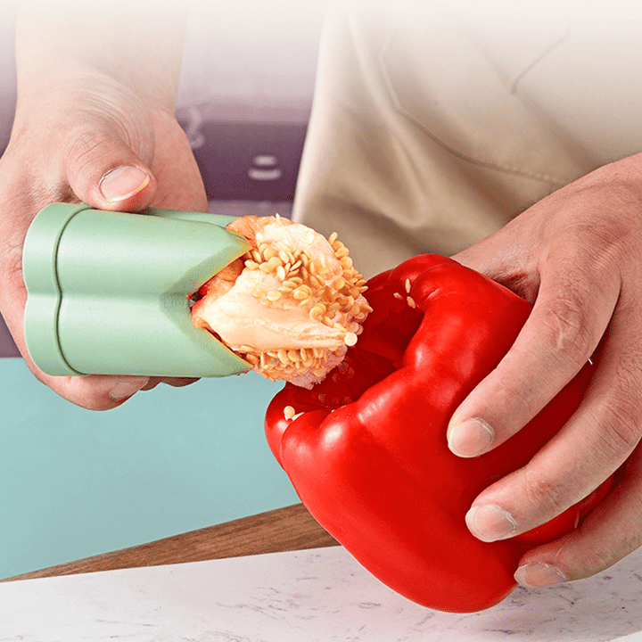 Skanto | 2-i-1 Frukt Paprika Kjerneuttrekker