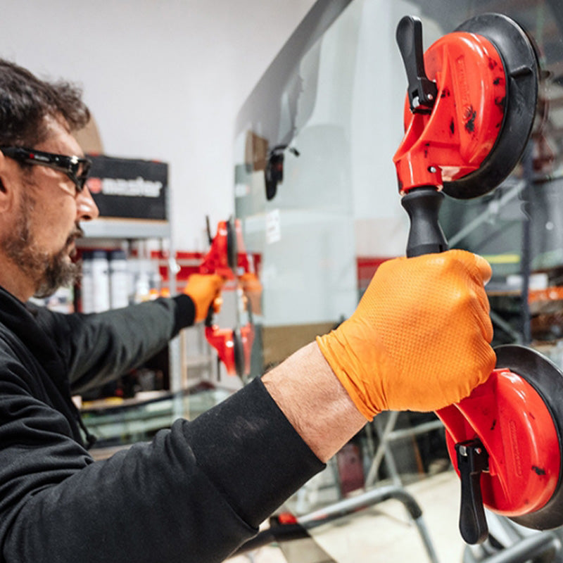 Skanto | Oransje Nitrilhansker