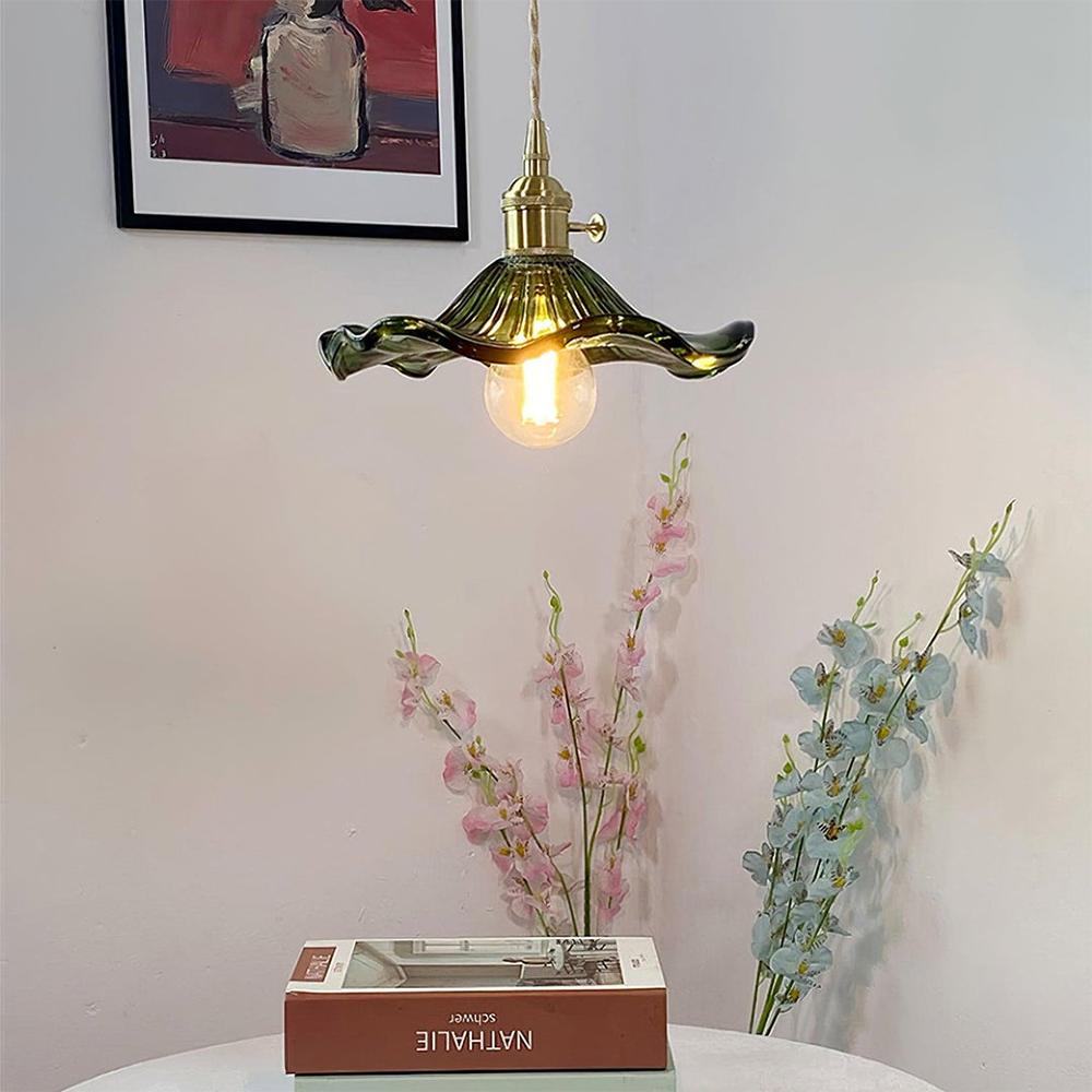 Trendy Hibiscus Blom Pendellampe - FlowerLite | Skanto