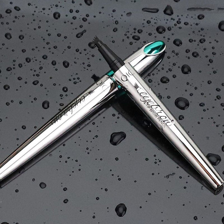 Skanto | 3D vanntett Microblading brynspenn 4 gaffeltipper tatoveringspenn