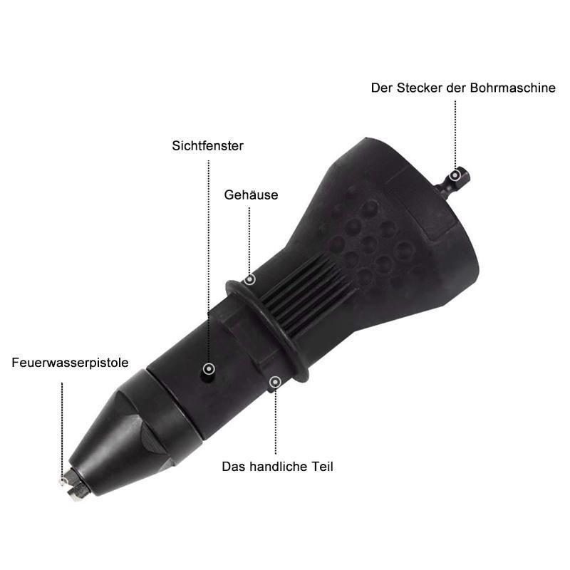 Fjernbar nittpistol boradapter | Skanto