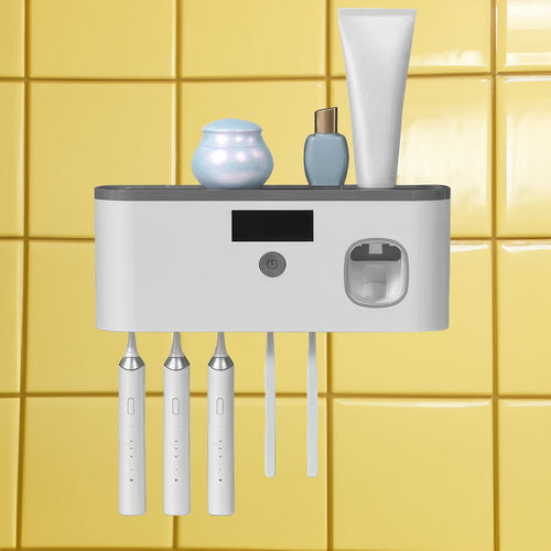 Skanto | Smart Tannbørsteholder for Bad med UV Sterilisator