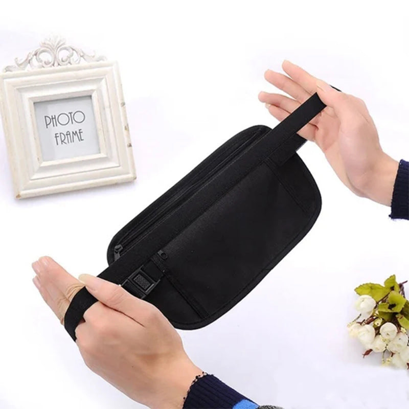 Skanto | Sport Hip Bag Justerbar med Glidelåslommer