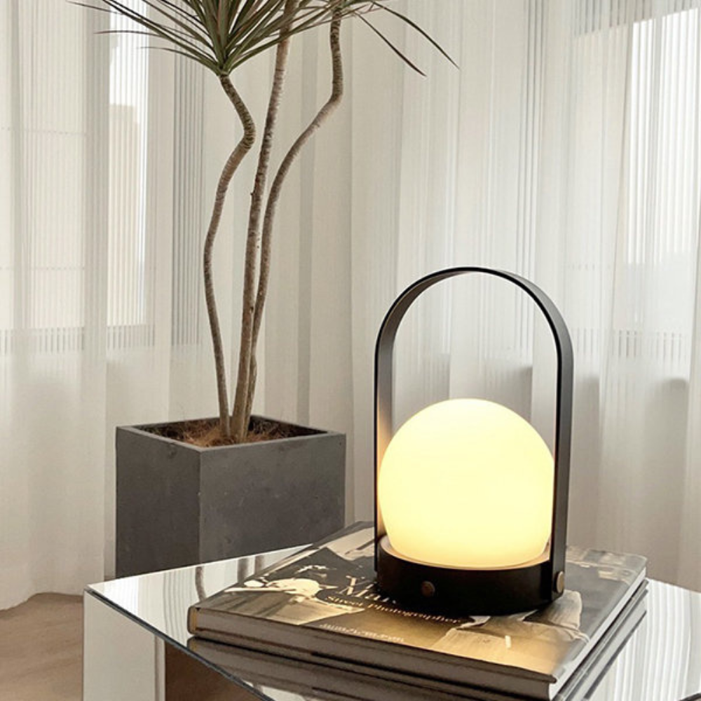 Skanto | Royelux The Carrie Lantern Trådløs Pendellampe - Bærbar LED-lampe med Justerbar Lysstyrke