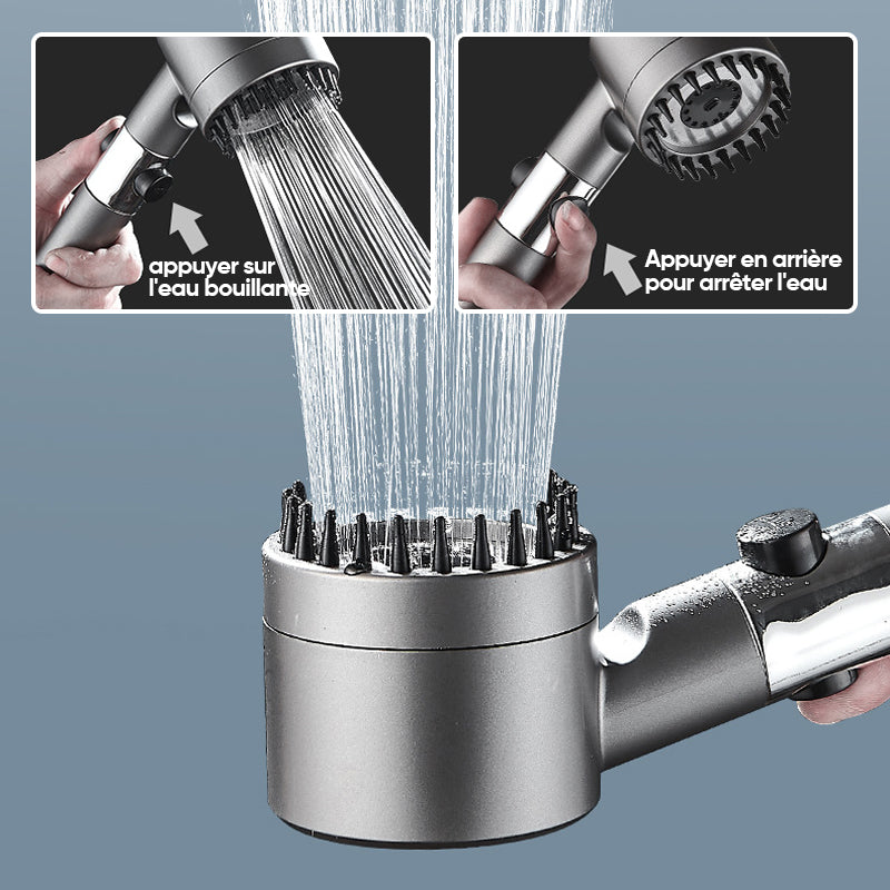 Multifunksjonelt høytrykk dusjsett | Skanto