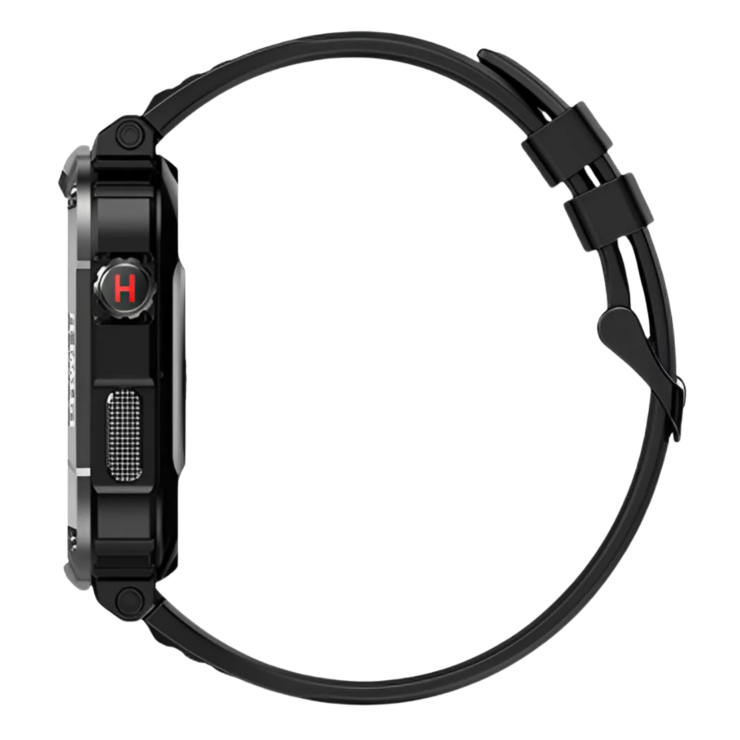 Skanto | IronPulse X1 Robust Smartklokke – Sjokkresistent, Vanntett & Helsemonitor