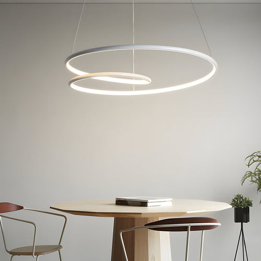 Norvo | Moderne dimbar LED-lampe - Høydejusterbar taklampe til spisestue og stue