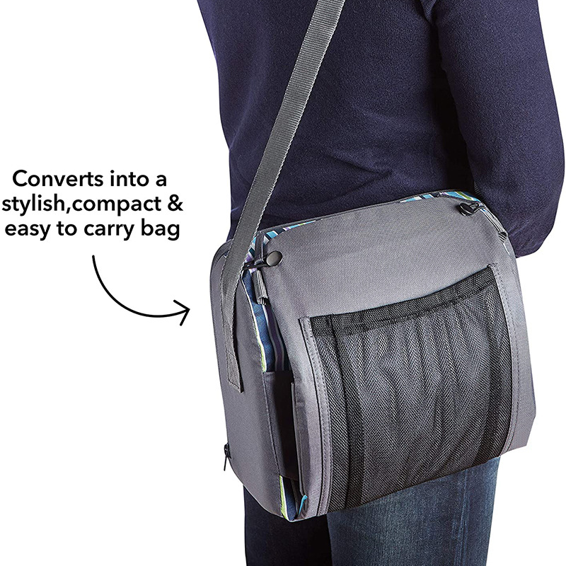 Norvo | Reise Høy Stol for Babyer – Bærbar Sete Forsterker med Stropp & Skulderveske