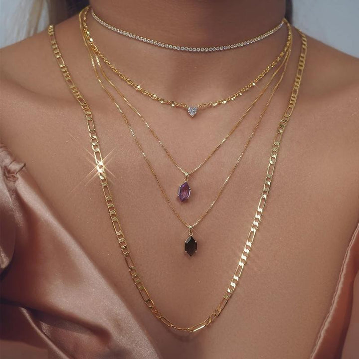 Skanto | Fashion Geometrisk Halskjede