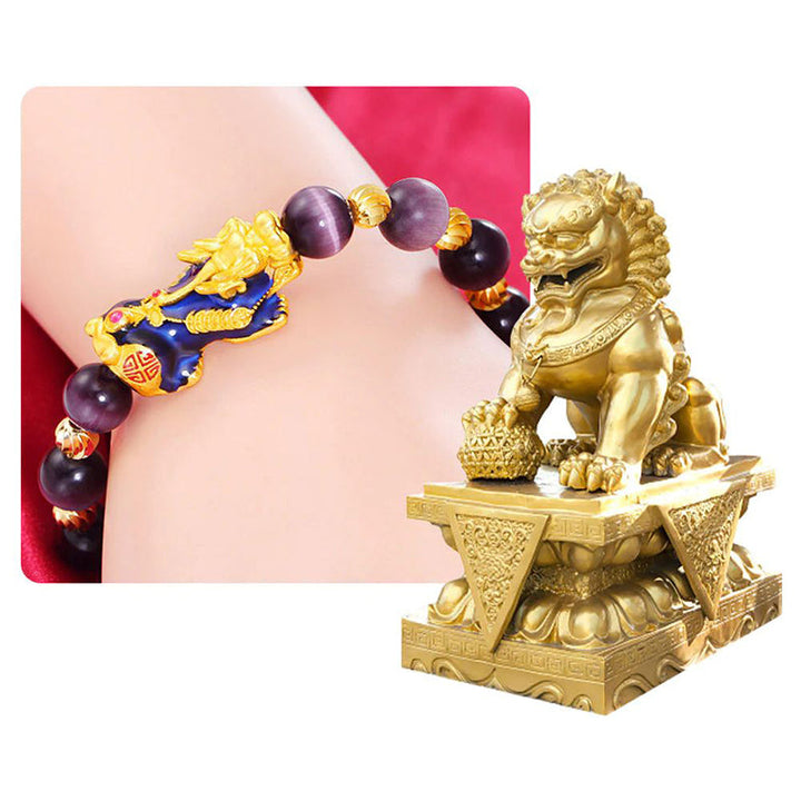 Skanto | FengShui Pi Xiu Amethystarmbånd