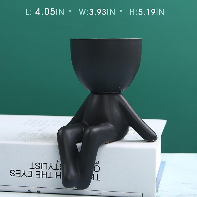 Skanto | Keramisk Figur Potte Ornament