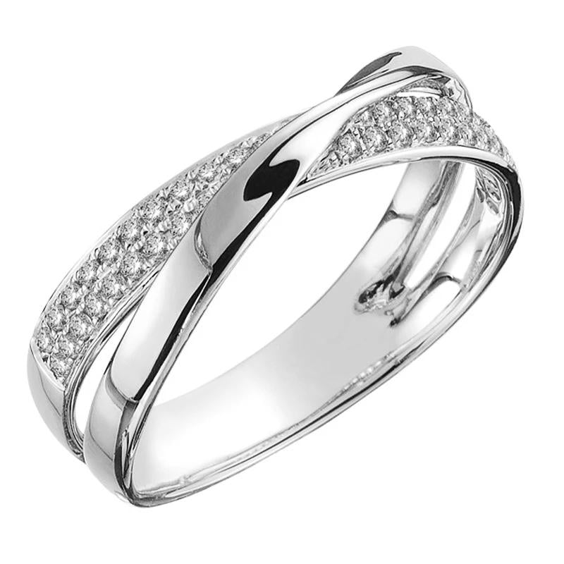 Skanto | X Form Krysset Ring for Kvinner