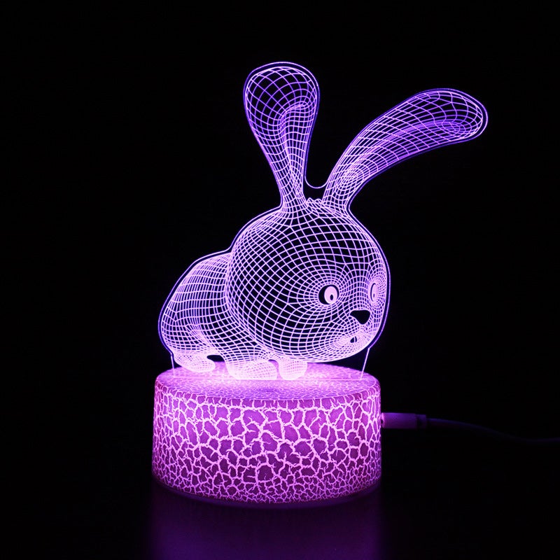 Nattelys LED farge dinosaur med fjernkontroll flere stilarter | Skanto