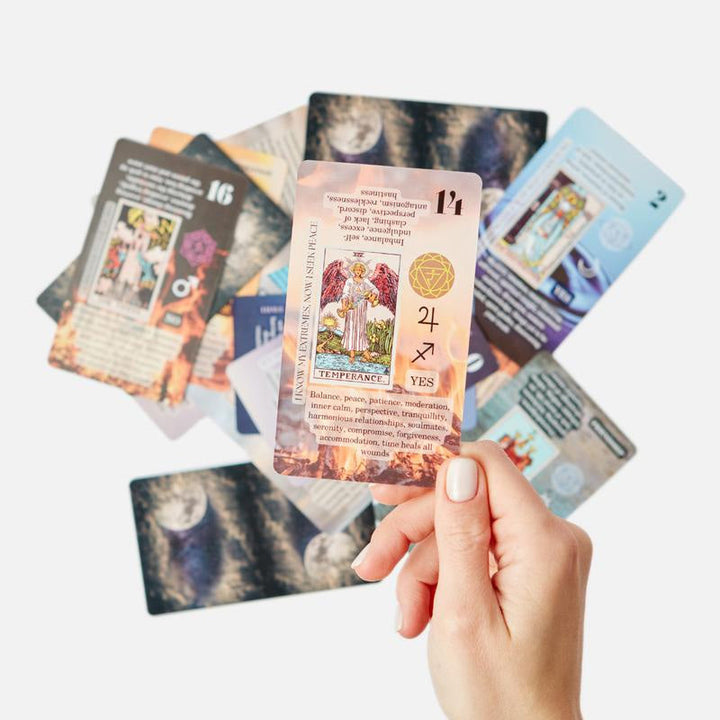 Skanto | Læringskort Tarot-dekk med betydninger på det