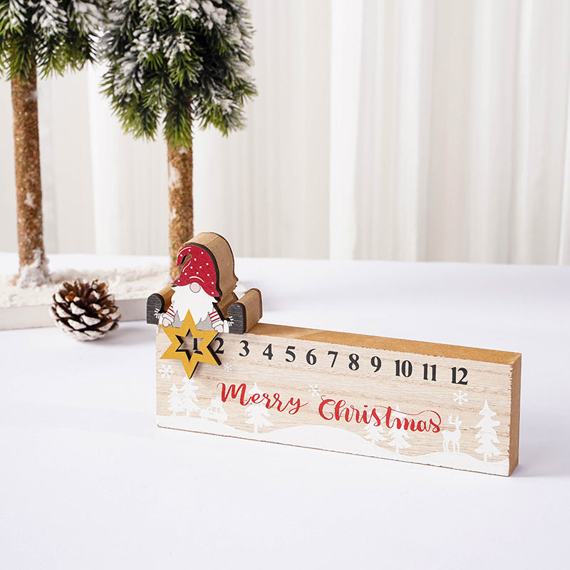 Skanto | God jul Tre mobil julekalender dekorasjon Santa Claus