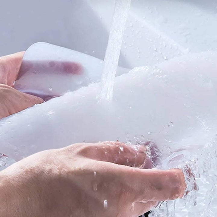 EcoFlow Dusjakke Silikonlokk | Antilukt Matte - Fanger Hår og Rusk - Forhindrer Tette i Dusjen Skanto