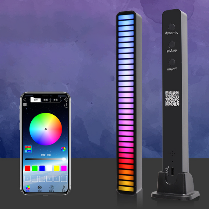 LumièRe Rythmique med Micro LED og stemmestyring | Skanto