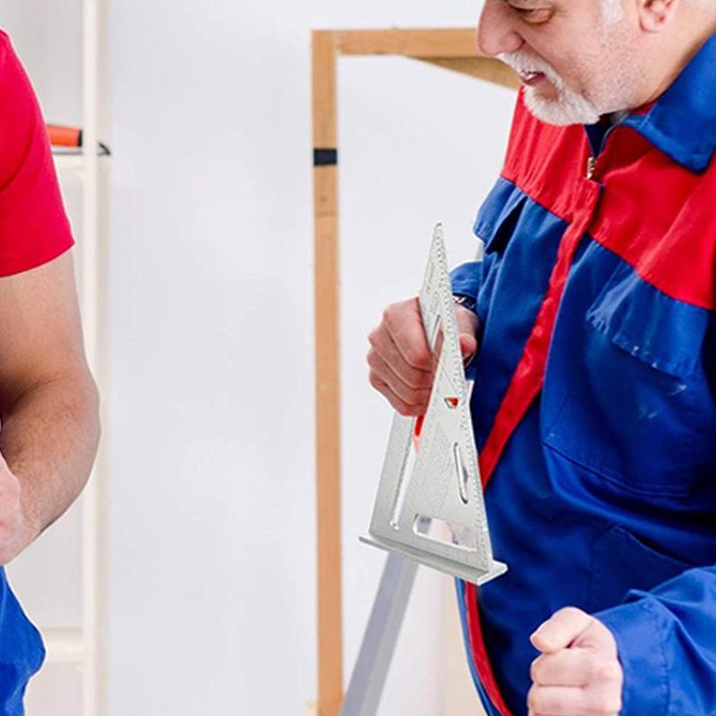 Skanto | Aluminiumlegering trekant- og firkantlinjal
