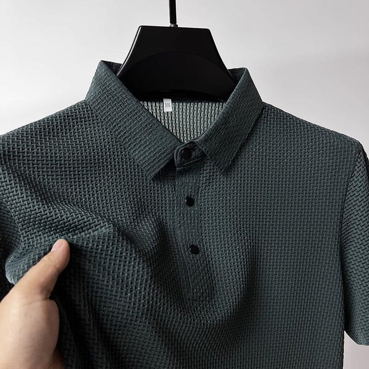 Mesh Ice Silk Korte Ermel T-skjorte | Skanto
