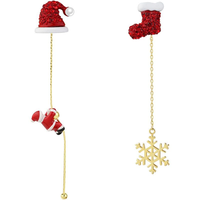Skanto | Asymmetrisk Santa Øredobber