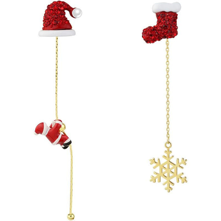 Skanto | Asymmetrisk Santa Øredobber