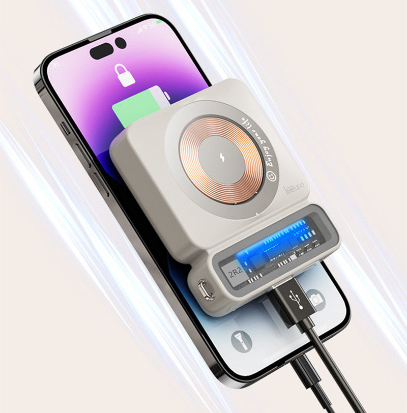 Skanto | 10000mAH Stor kapasitet Magnetisk ladende Power Bank