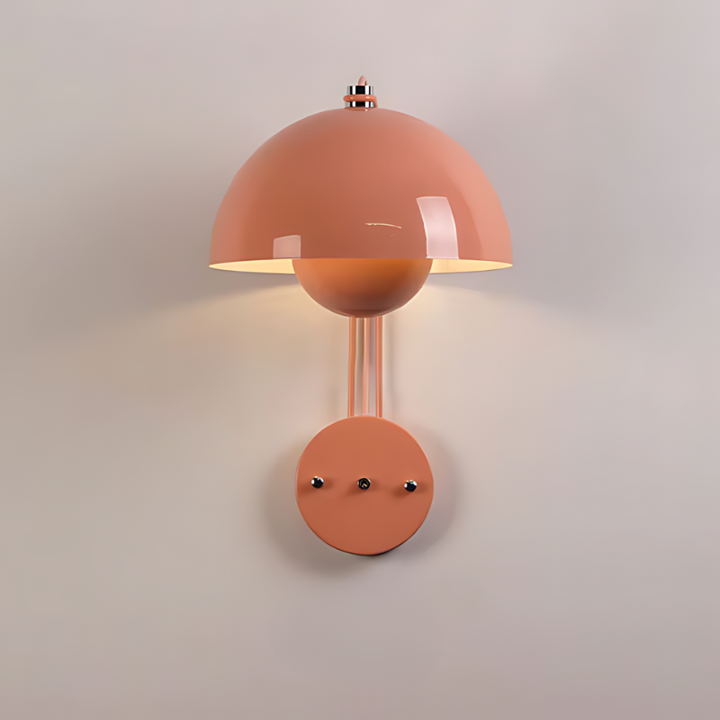 Moderne blanke metal LED vegglampe | Skanto