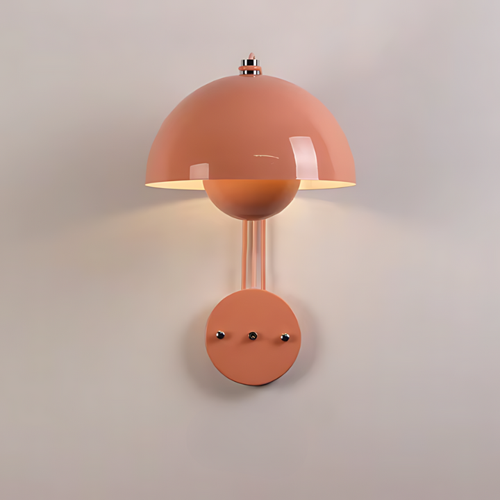 Moderne blanke metal LED vegglampe | Skanto
