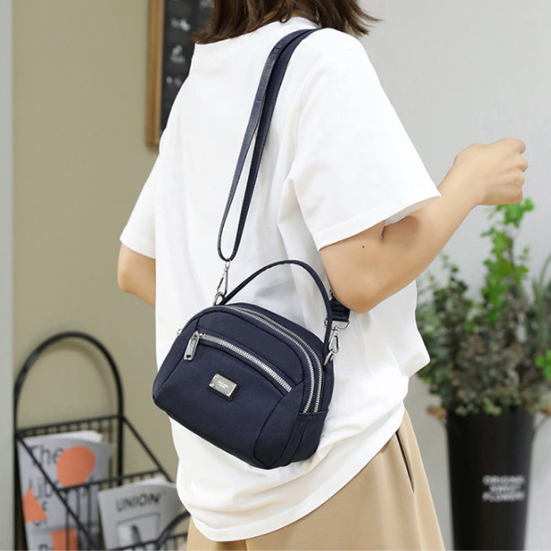 Skanto | Lys solid nylon skulderveske