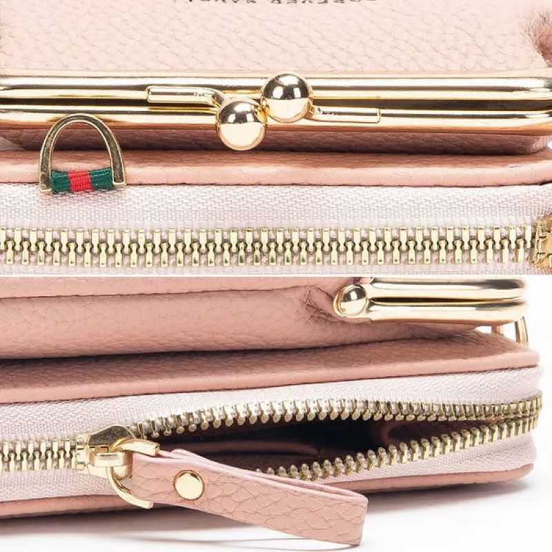Skanto | Brodert kvinne crossbody lommebok