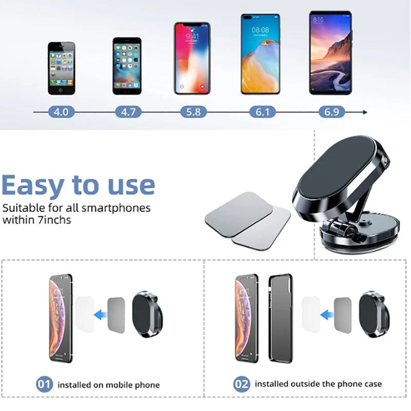 Magnetisk telefonholder for bil | Skanto