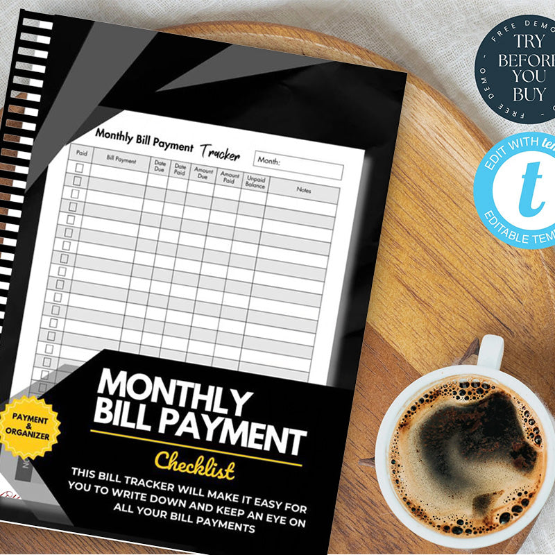 Skanto | Bill Tracker Notatbok