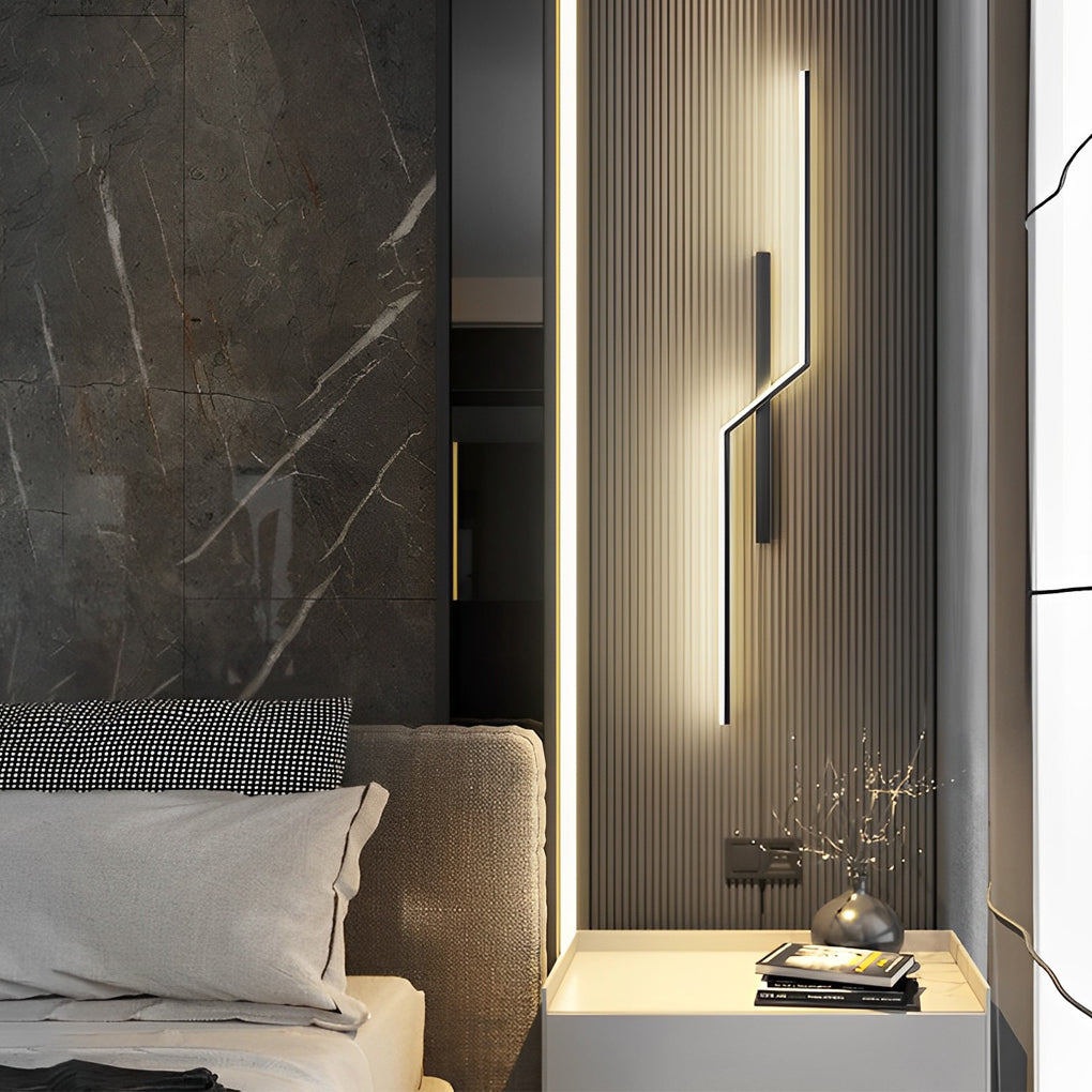 Skanto | Linjer Kreativ LED Moderne Minimalistisk Vegglampe Dekorative Vegglamper Belysning