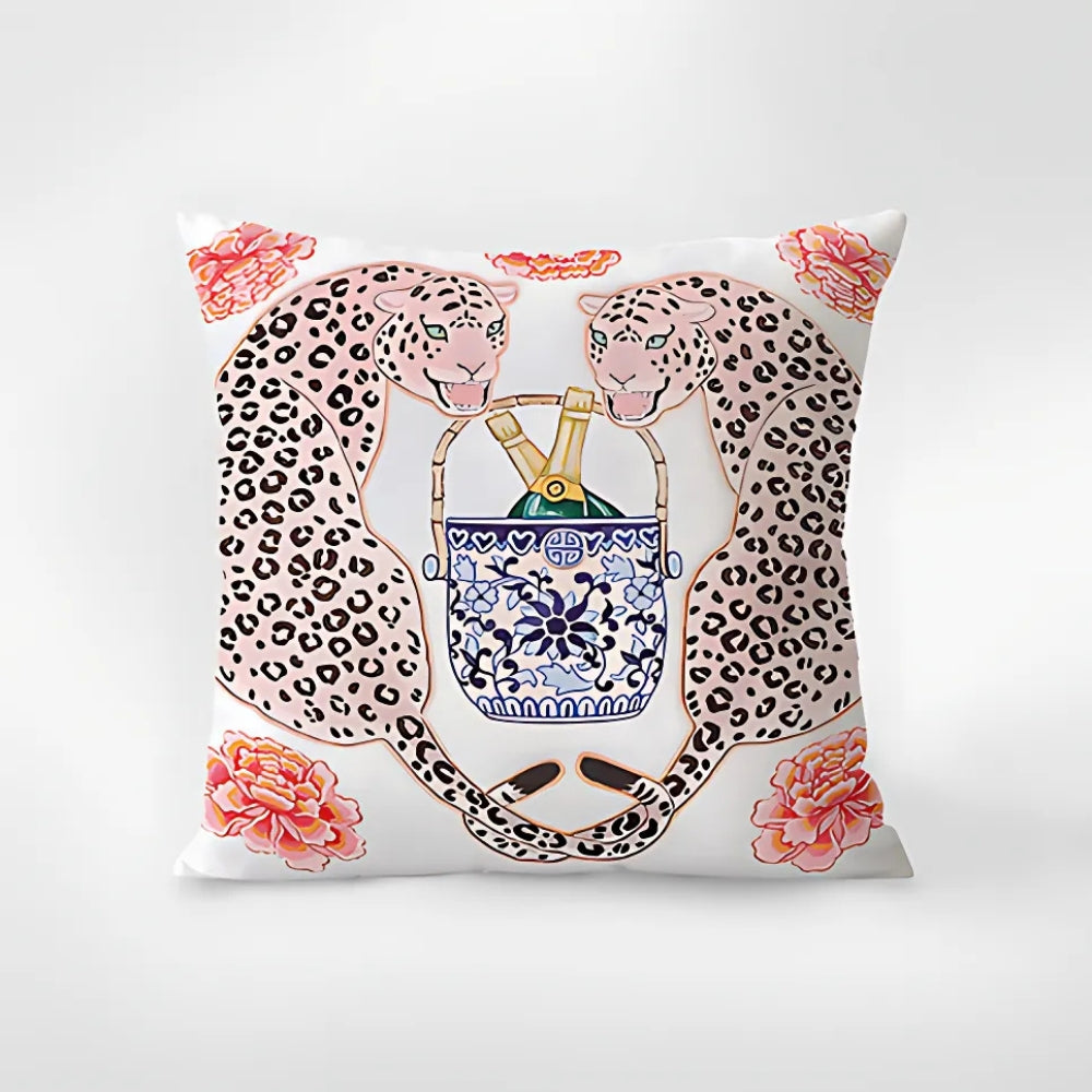 Skanto | Zebra Tapestry Fringed Putetrekk