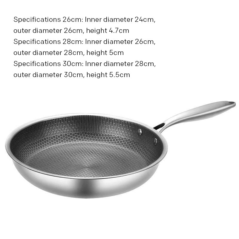 Skanto | Non-stick rustfritt stål bikube stekepanne