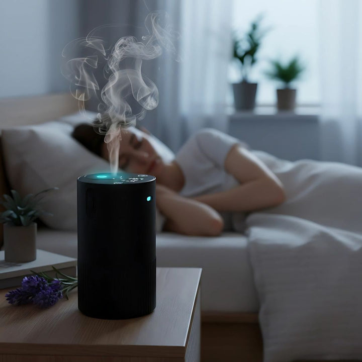 Oppladbar stille tåke – 10 ml stille timer – avslappende aromaterapi for søvn stresslindring kontor reise Skanto