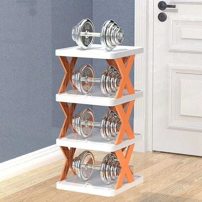 Foldbar Multi-Lags Skoholder, Skoplassering Hylle Organiser | Skanto