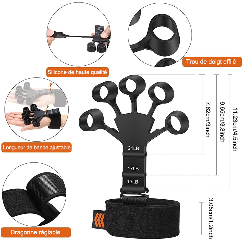Silikon finger treningstrener | Skanto