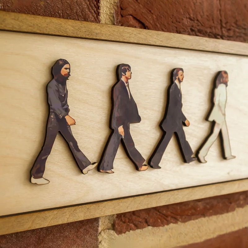 Skanto | The Beatles innrammet Abbey Road portrett