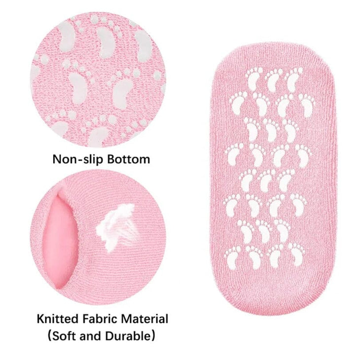 Fuktighetsgivende sokker med geléfôr Skanto
