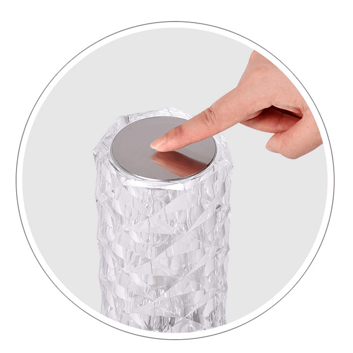 Skanto | Rose Rays Krystall Diamant Bordlampe
