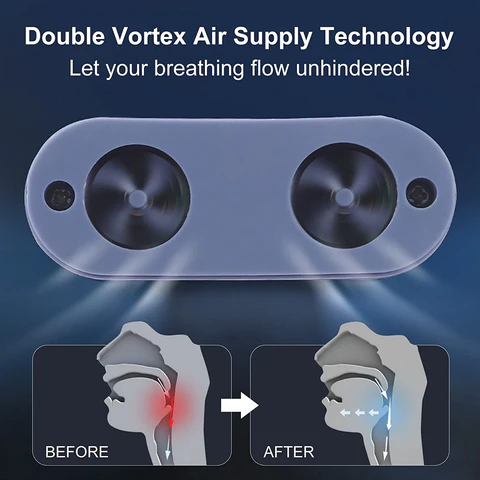 Skanto | Mikro CPAP Anti-Snorkeenhet | Maskeløs Søvnapnébehandling