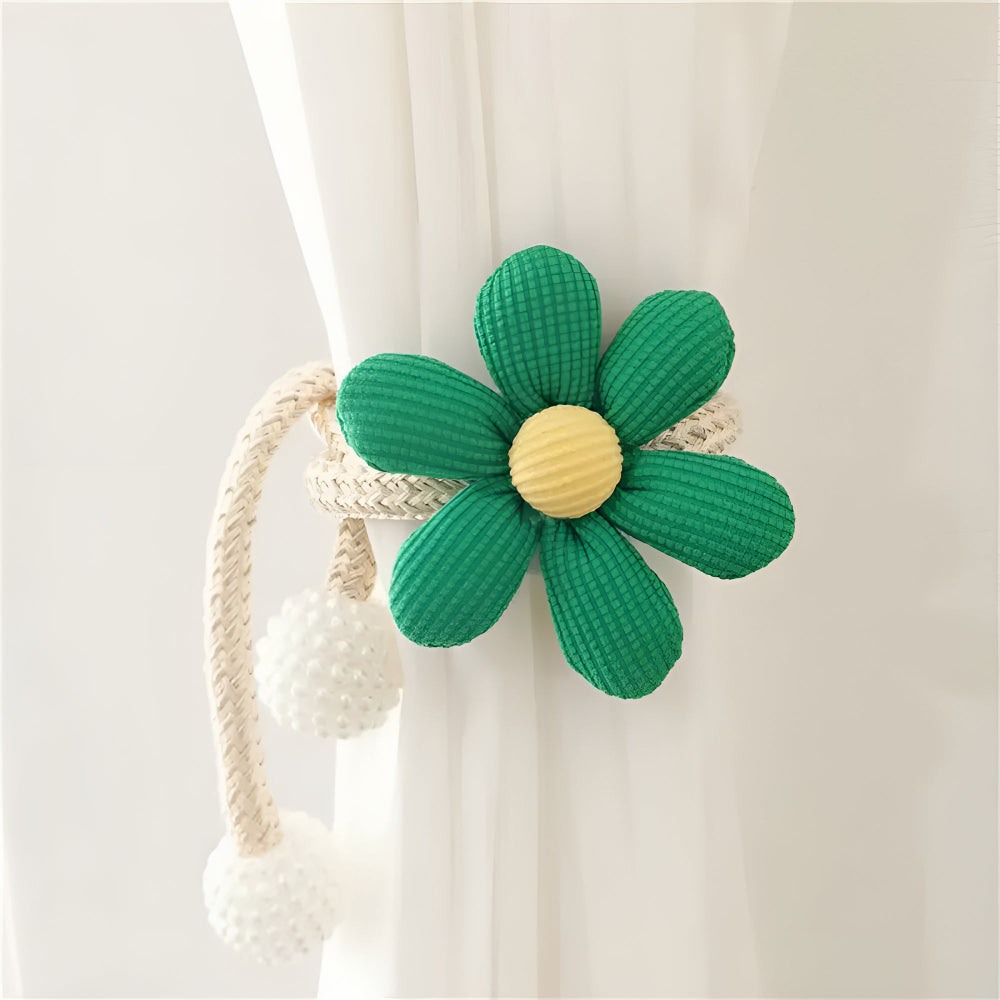 Skanto | Fantasiful Blomster Gardin Bånd tilbake