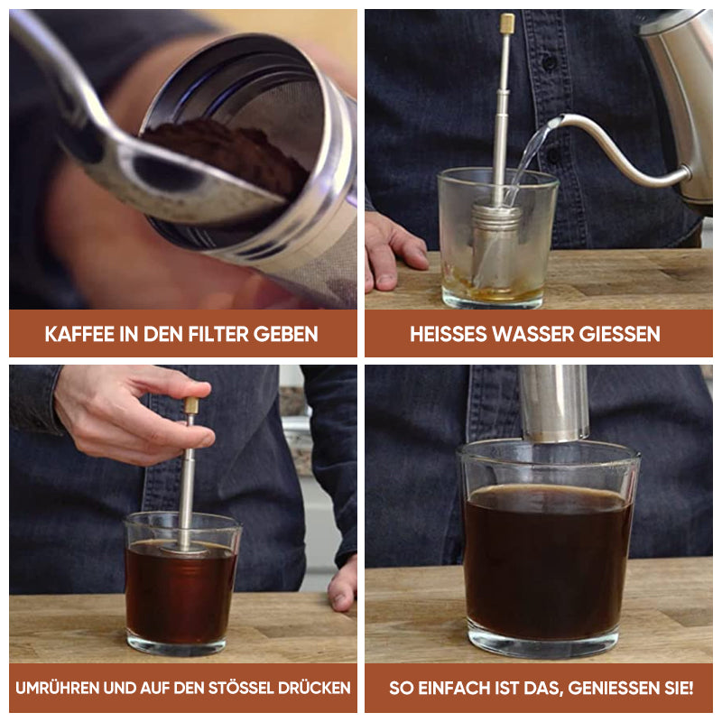 Skanto | Manuell kaffefilter laget av rustfritt stål