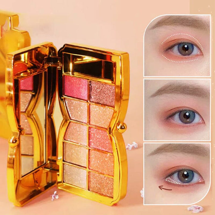 Skanto | Glitter Shimmer Øyenskyggepalett
