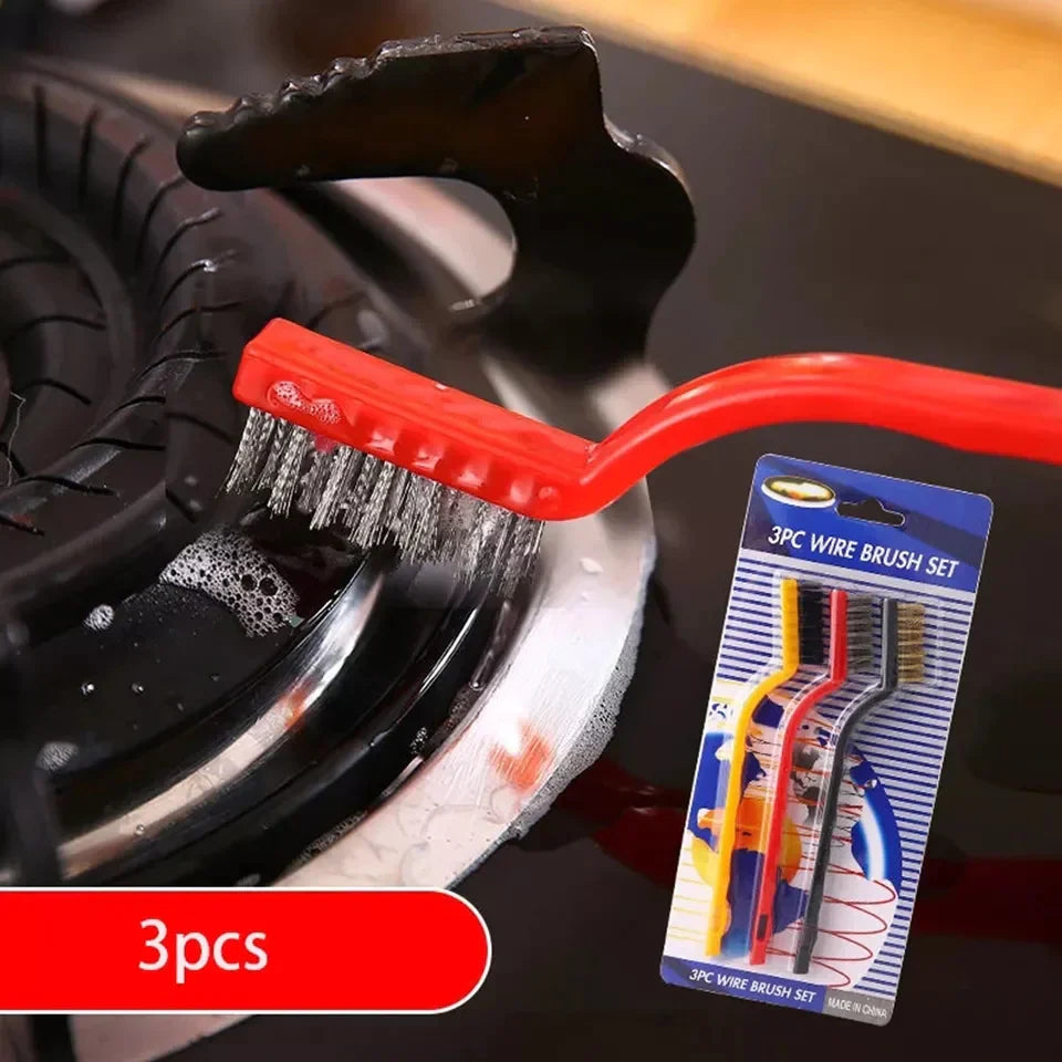 Wire Brush Kjøkkenverktøy Sett Av 3 Skanto