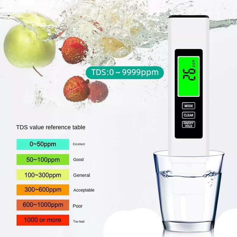 Skanto | Ny 4 i 1 Tds Meter Digital Vann Tester