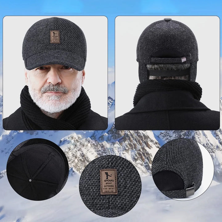 Skanto | Vinter baseball cap med ørebeskyttere